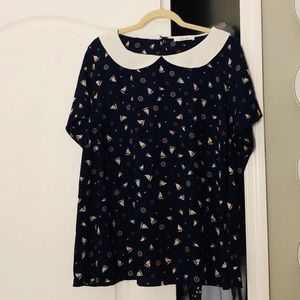 ModCloth round collared top